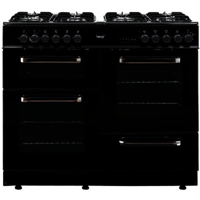 Teknix TKRC100B 100cm Dual Fuel Range Cooker in Black